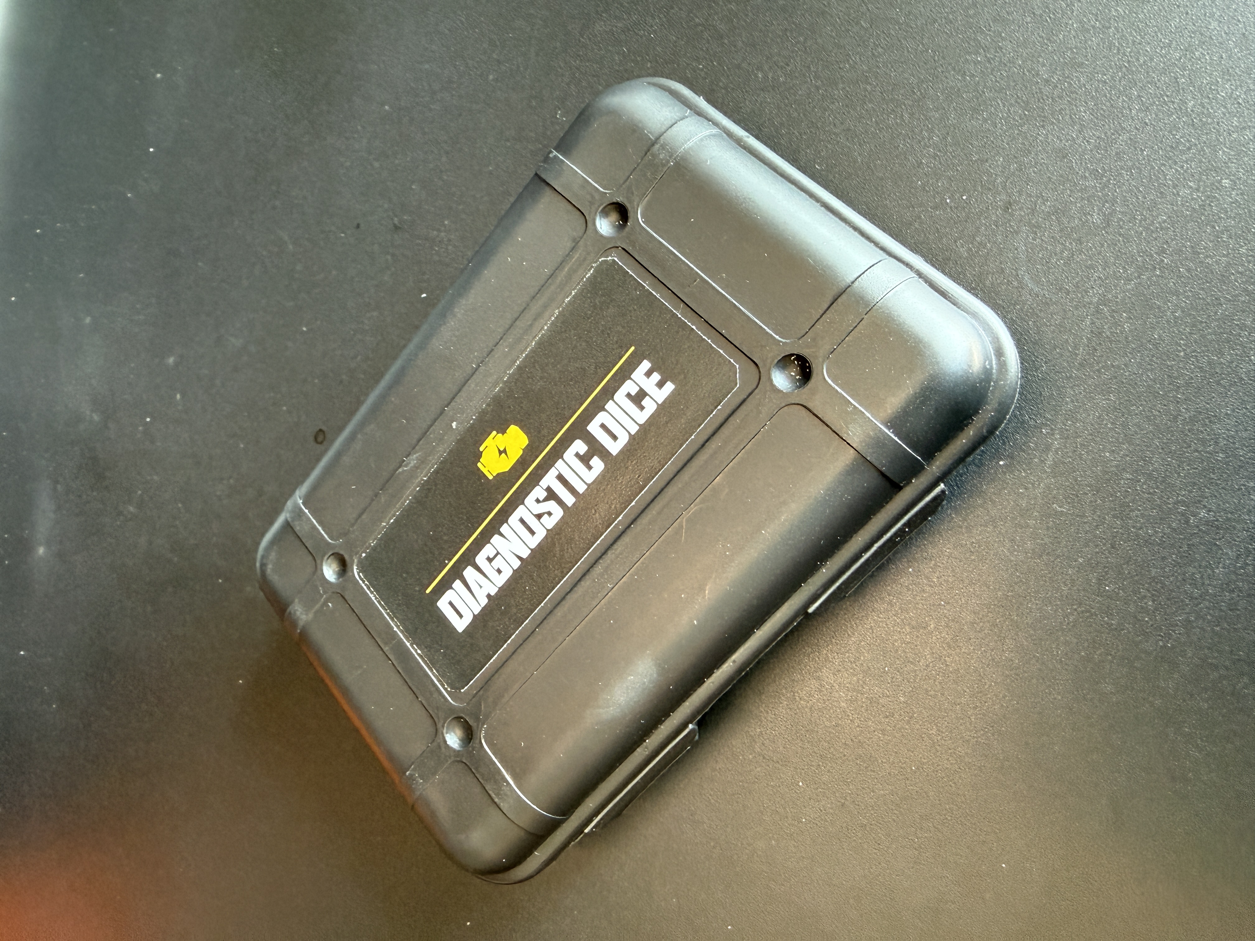 Diagnostic Dice carrying case closed